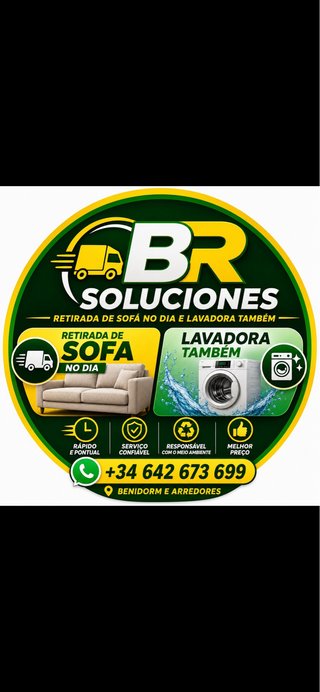 Retirada de sofas y lavadora el mismo dia.