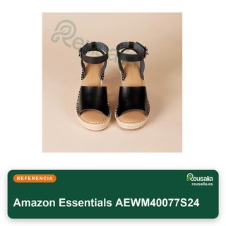 Amazon Essentials sandalia mujer alpargata cuña talla 38.5
