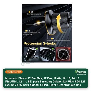 Miracase iPhone 17 Pro Max, 17 Pro, 17 Air, 16, 15, 14, 13 Plus/Mini, 12, 11, SE, per Samsung Galaxy S24 Ultra S24 S23 S22 A15 A55, Xiaomi, OPPO, Pixel 8 9 e altri