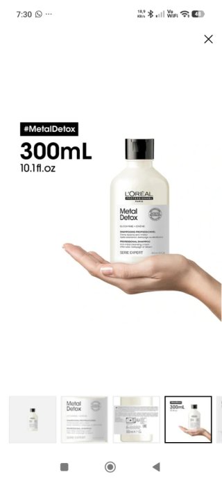 L'Oréal Metal Detox Shampoo 300ml