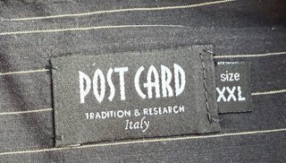 Camicia uomo POST CARD TG. XXL