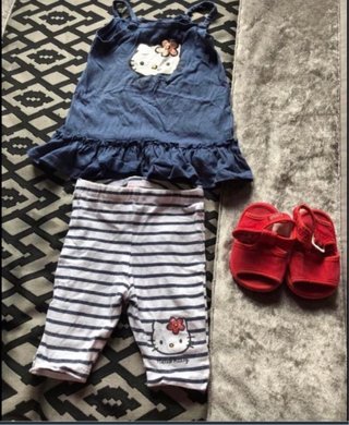Lote ropa niña 9 meses Hello Kitty