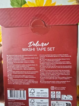 Set Washi Tape Deluxe 14 Rotoli
