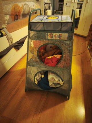 Organizador de juguetes plegable