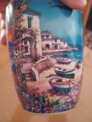 Taza Torremolinos cerámica multicolor