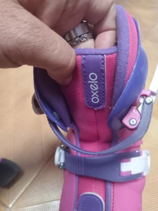 Patines y Casco Rosa Princesas