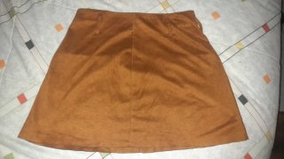 Minifalda marrón Talla S