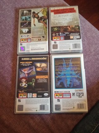 Lote 4 Juegos PSP: Tomb Raider, Army of Two, Toy S