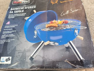 Barbacoa Florabest esférica de mesa regalo carbón
