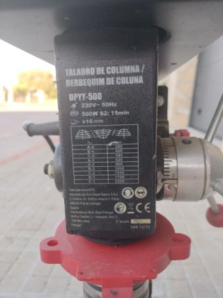 Taladro de Columna 500W
