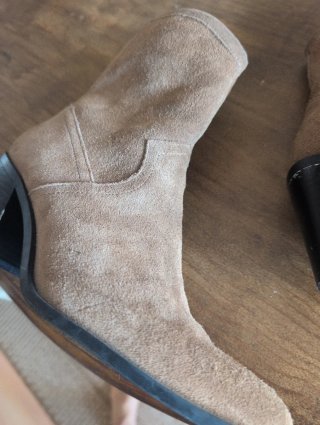 Botines Stradivarius piel marrón T.38