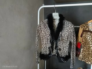Maglioncino Aperto Leopardato