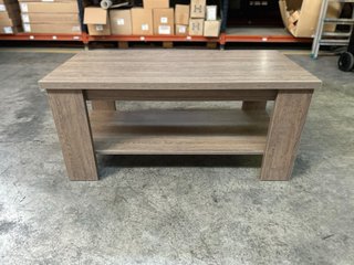 Mesa centro elevable madera y metal