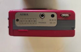 Walkman Aiwa Digital granate Vintage Sin Probar