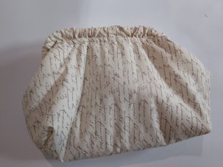 Borsa clutch per la cosmetica di cotone pratica
