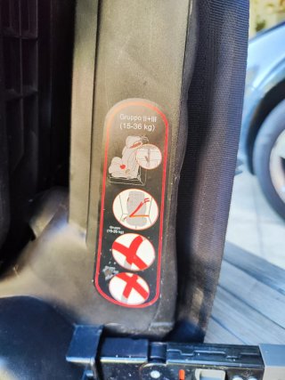 Silla Coche Bebé Poppapedretti Negra