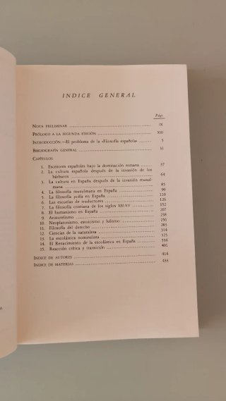 Historia de la filosofía española