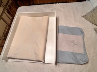 Cambiador de bebé con colchón y ropa hogar regalo