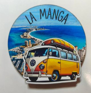 Magnete rotondo La Manga souvenir