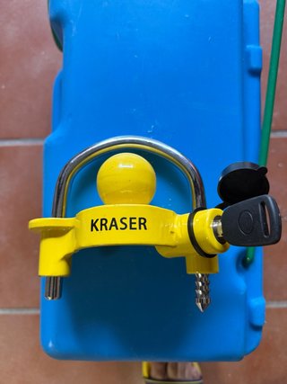 Candado bola remolque KRASER caravana