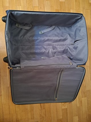 Juego de maletas y maletín azul