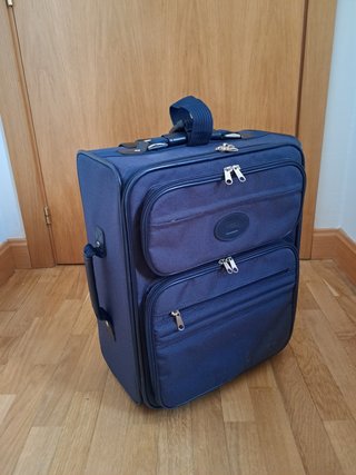 Juego de maletas y maletín azul