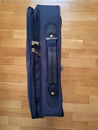 Juego de maletas y maletín azul