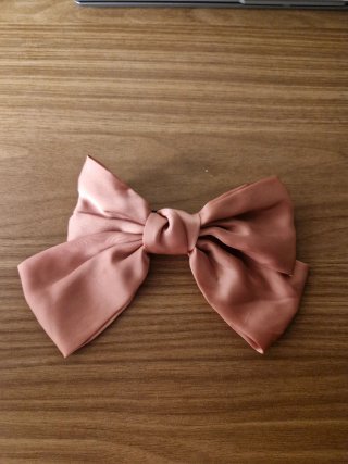Fiocco per capelli rosa