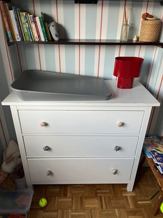 Cómoda Ikea Hemnes blanca en muy buen estado