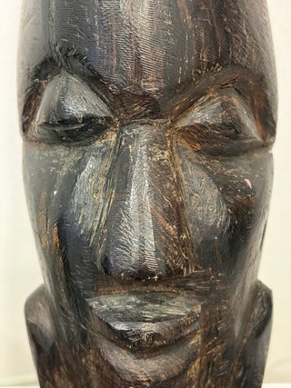 Busto Africano Fang Gabón Ébano Macizo