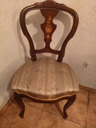 Pareja de sillas antiguas de madera
