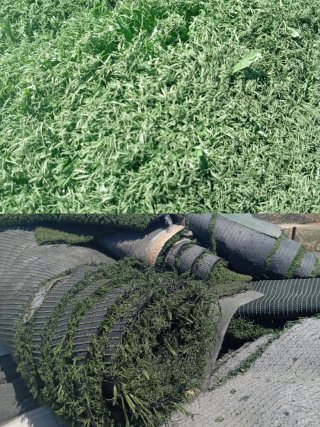 Césped artificial reciclado