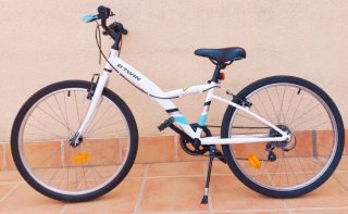 Bicicleta Btwin 24 Blanca