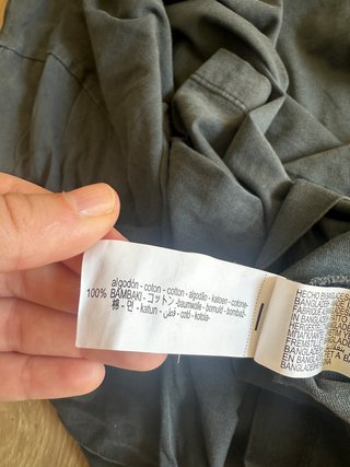 Camiseta Zara Algodón Talla M Mujer Manga Larga