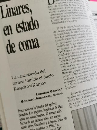 Números de la revista de ajedrez Jaque