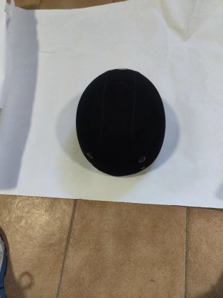 Casco de equitación negro