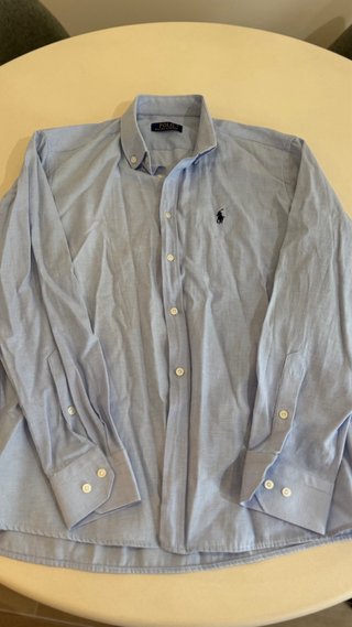 Camisa Polo Ralph Lauren Azul Hombre Talla M