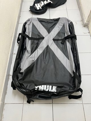 Funda portaequipajes Thule. Cofre de techo