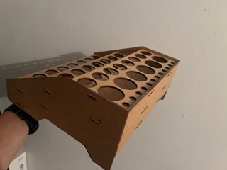Estante organizador de pintura