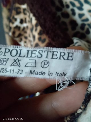 Maglia fantasia leopardata patchwork