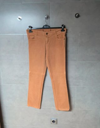 Pantalón pana naranja Talla M