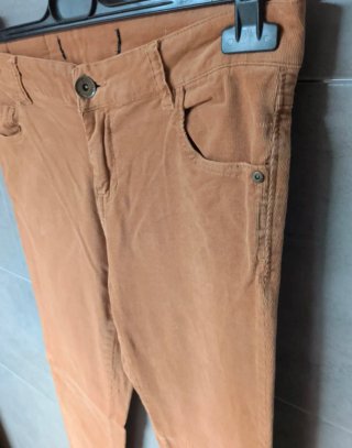 Pantalón pana naranja Talla M