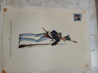 Stampe d'epoca Ufficiali a cavallo