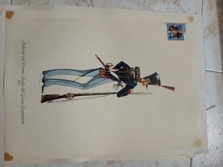 Stampe d'epoca Ufficiali a cavallo