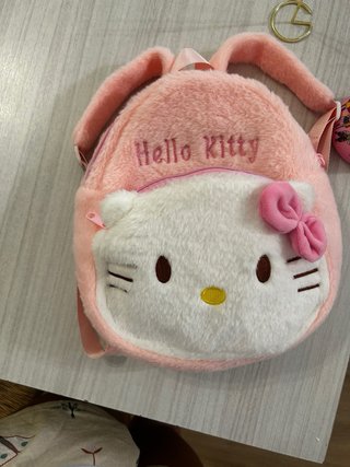 Zainetto Hello Kitty rosa peluche
