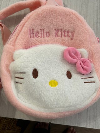 Zainetto Hello Kitty rosa peluche
