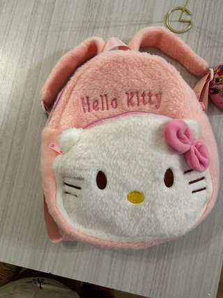 Zainetto Hello Kitty rosa peluche