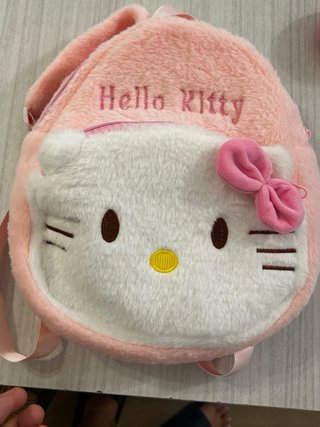 Zainetto Hello Kitty rosa peluche