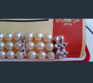 A ESTRENAR - Pulsera Vintage MAJORICA de 3 Hilos,