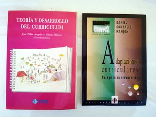 Libros sobre currículum. 6€ cada uno 4x19€